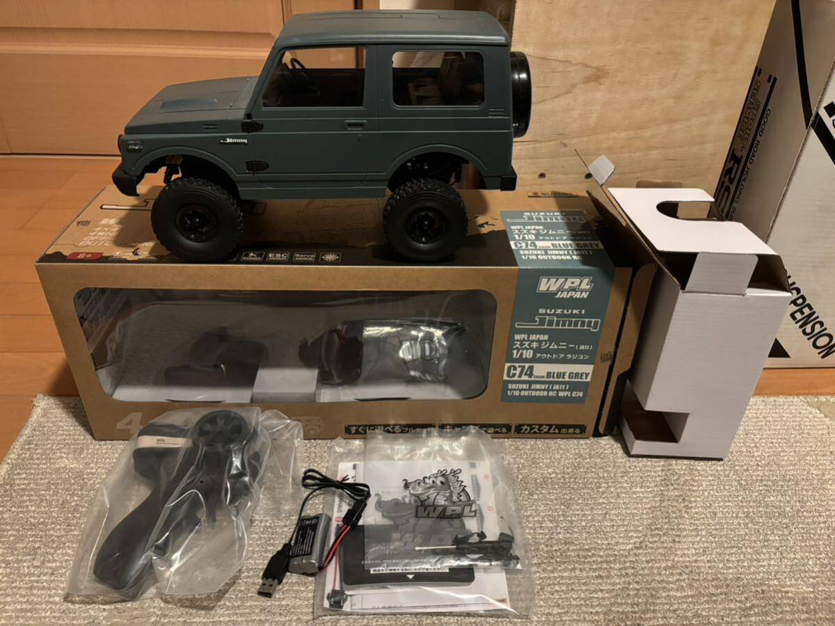 WPL JAPAN 【スズキ ジムニー (JA11)】C74ブルーグレー 1/10 WPL JAPAN 【スズキ ジムニー (JA11)】C74ブルーグレー 1/10