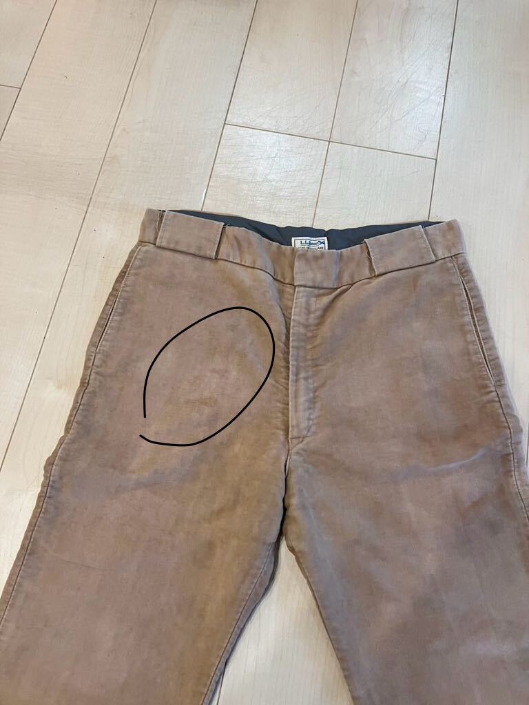L.L.bean モールスキン　パンツ　エルエルビーン　ビンテージ