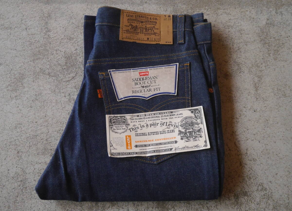 levi's 1979 1980 デッドストックブーツカット levi's 1979 1980 デッドストックブーツカット
