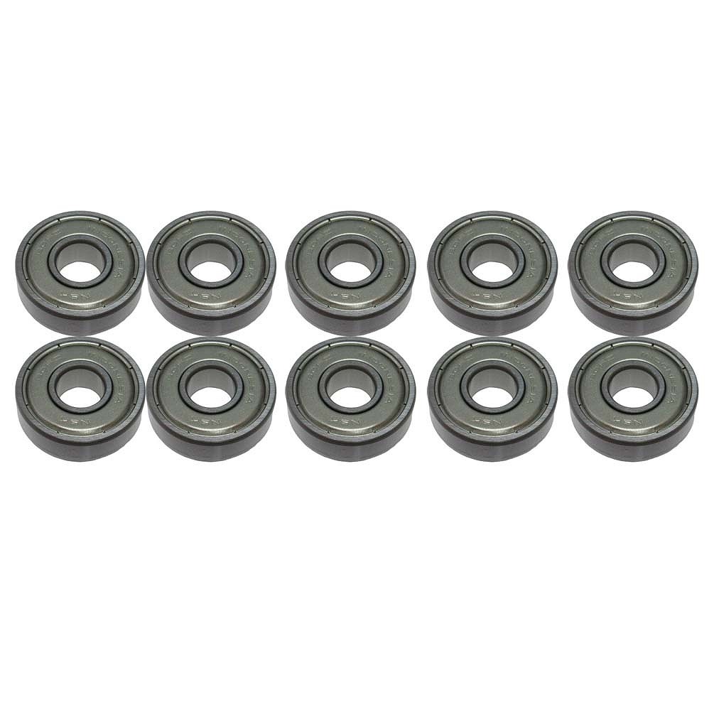 10個 NSK 608ZZ 外徑22,內徑8,幅7mm スケボー用 ベアリング スチール制