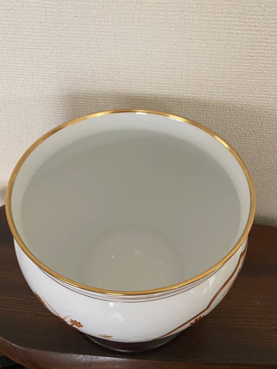9500円 大倉陶園 四神之内 朱雀 花瓶 花器 飾り 鉢 高級磁器 9500円 大倉陶園 四神之内 朱雀 花瓶 花器 飾り 鉢 高級磁器