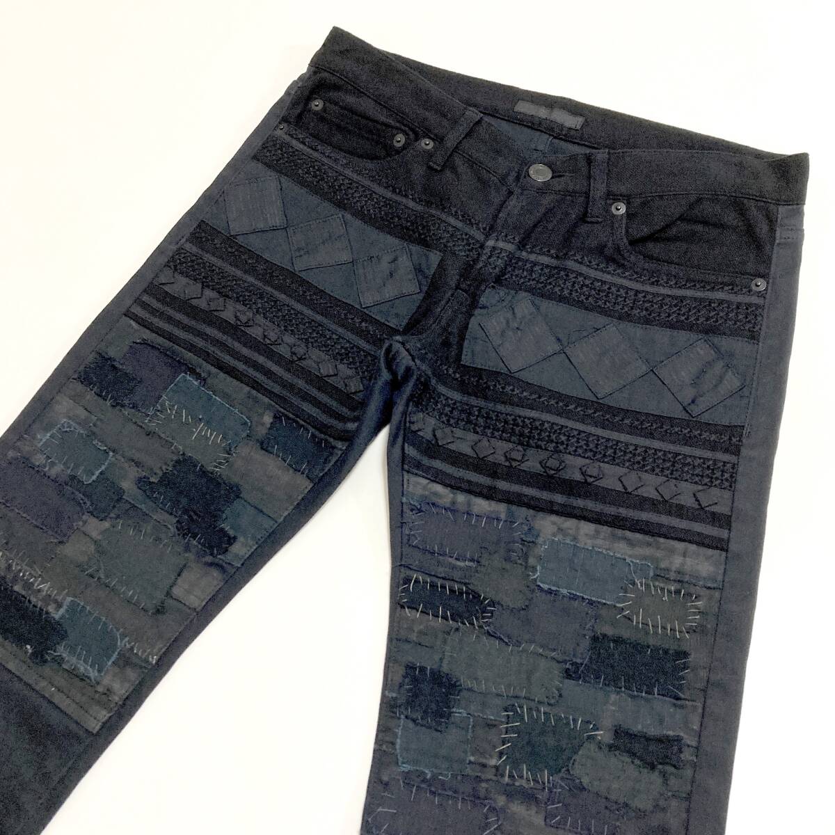 アンダーカバー 名作SCABパンツ 瘡蓋 クラフト パッチワーク Yahoo!オークション - 名作 レア 2009AW UNDERCOVER SCAB 復刻