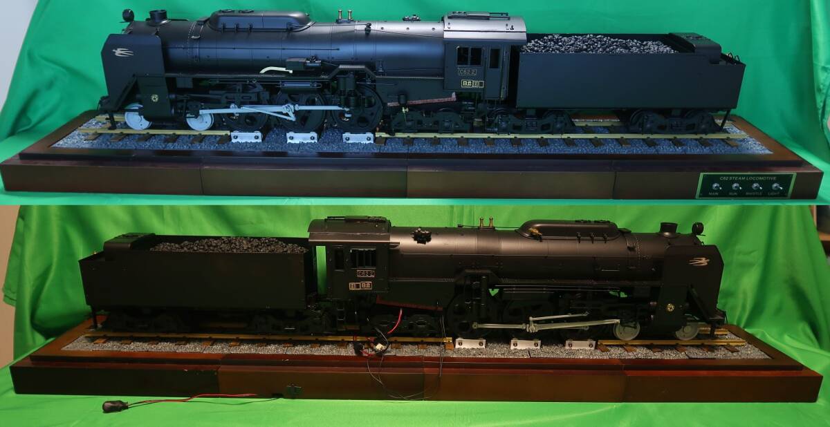 デアゴスティーニ 蒸気機関車C62を作る ケース付 完成品 稼働 デアゴスティーニ 蒸気機関車C62を作る ケース付 完成品 稼働