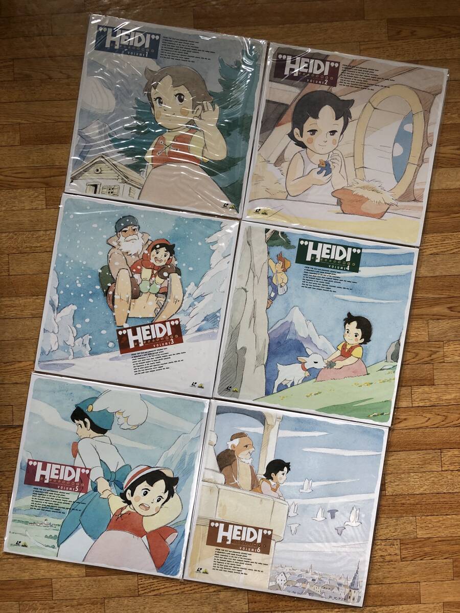  аниме LD[ Heidi, Girl of the Alps memorial box PART1.2 все 2BOX комплект ] Miyazaki ./ высота поле .CAST: криптомерия гора .../. внутри . flat 