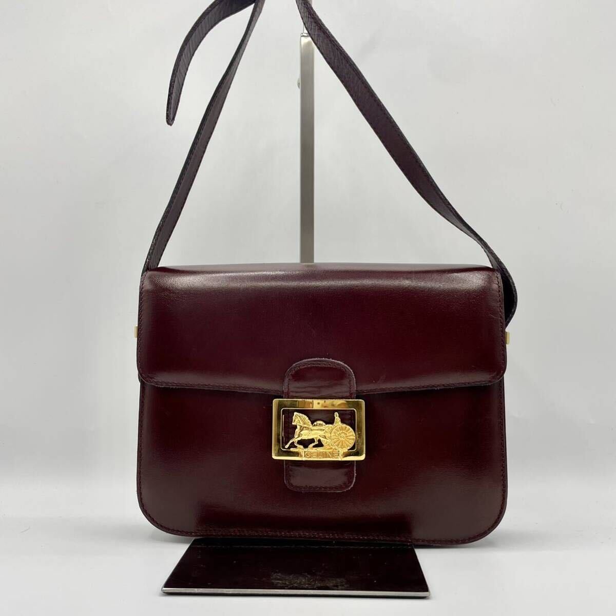 1円 CELINE セリーヌ バッグ ショルダーバッグ 黒 ブラック 金具 1円 CELINE セリーヌ バッグ ショルダーバッグ 黒 ブラック 金具