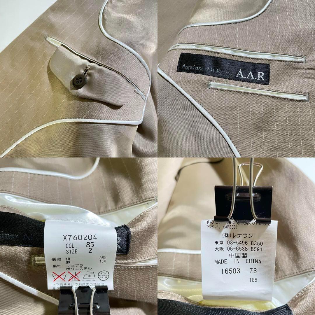 A.A.R テーラードジャケット ピンストライプ ヨウジヤマモト Yohji Yamamoto DURBAN ダーバン