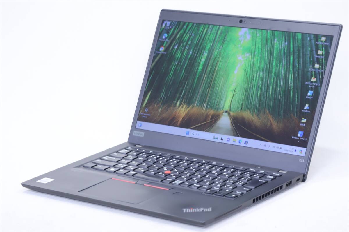 1円～ Windows11 第10世代CPU搭載 薄型 軽量 Lenovo ThinkPad X13 Gen1 i5-10310U RAM8G SSD256G 13.3FHD WiFi6対応