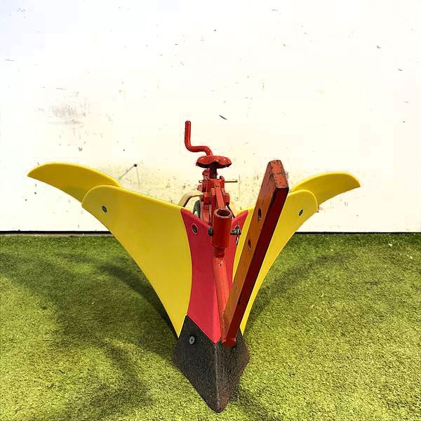 Yahoo!オークション - A23s241976 イエロー培土器 うね立て機