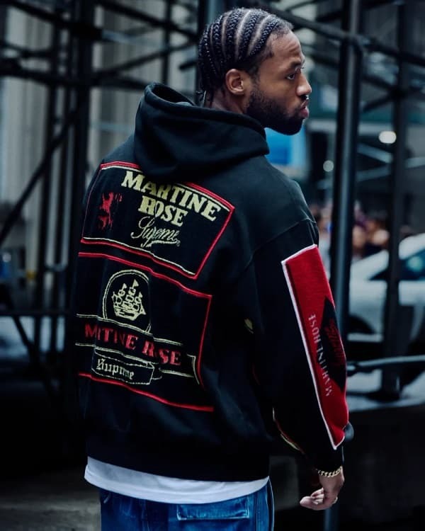 Supreme Martine skate Rose Hooded Supreme Martine skate Rose Hooded
