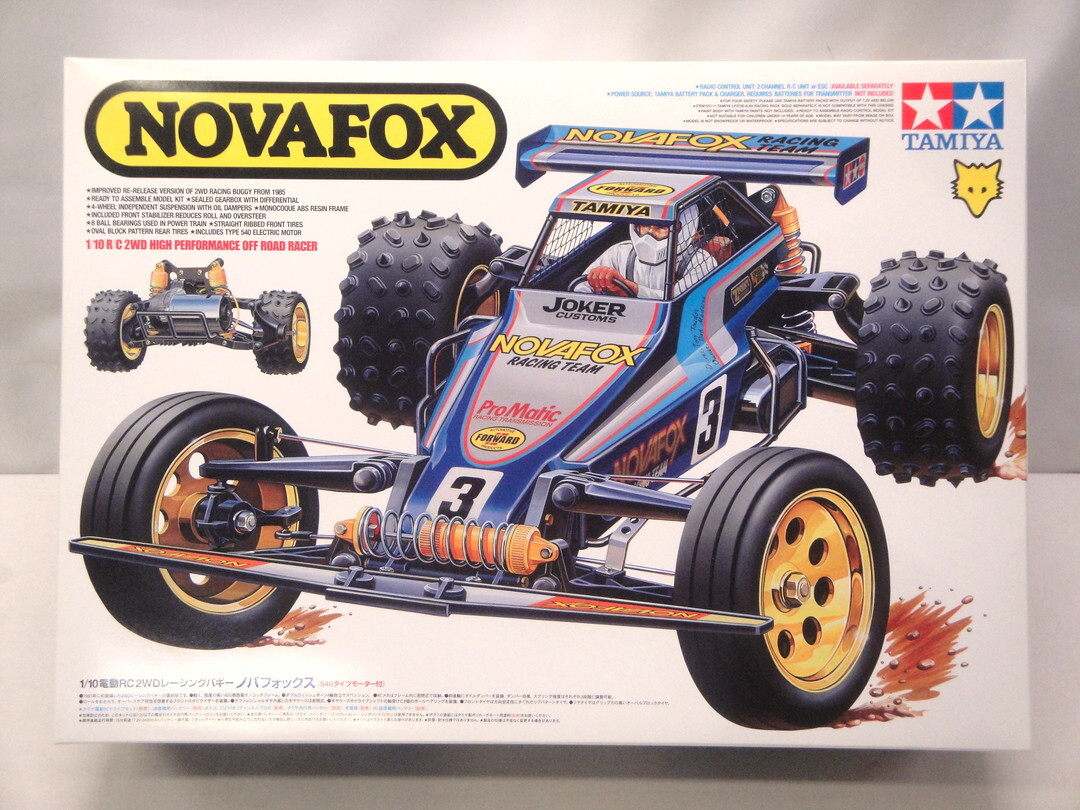 タミヤ ノバフォックス 未開封品 Yahoo!オークション - カメ)【未組立品】タミヤ TAMIYA 1/10