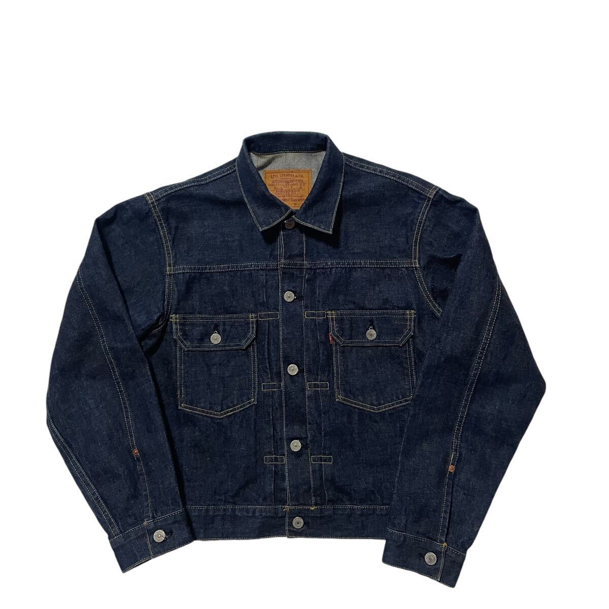 濃紺 革パッチ LEVI'S 507XX DENIM JACKET オリジナル 濃紺 革パッチ LEVI'S 507XX DENIM JACKET オリジナル