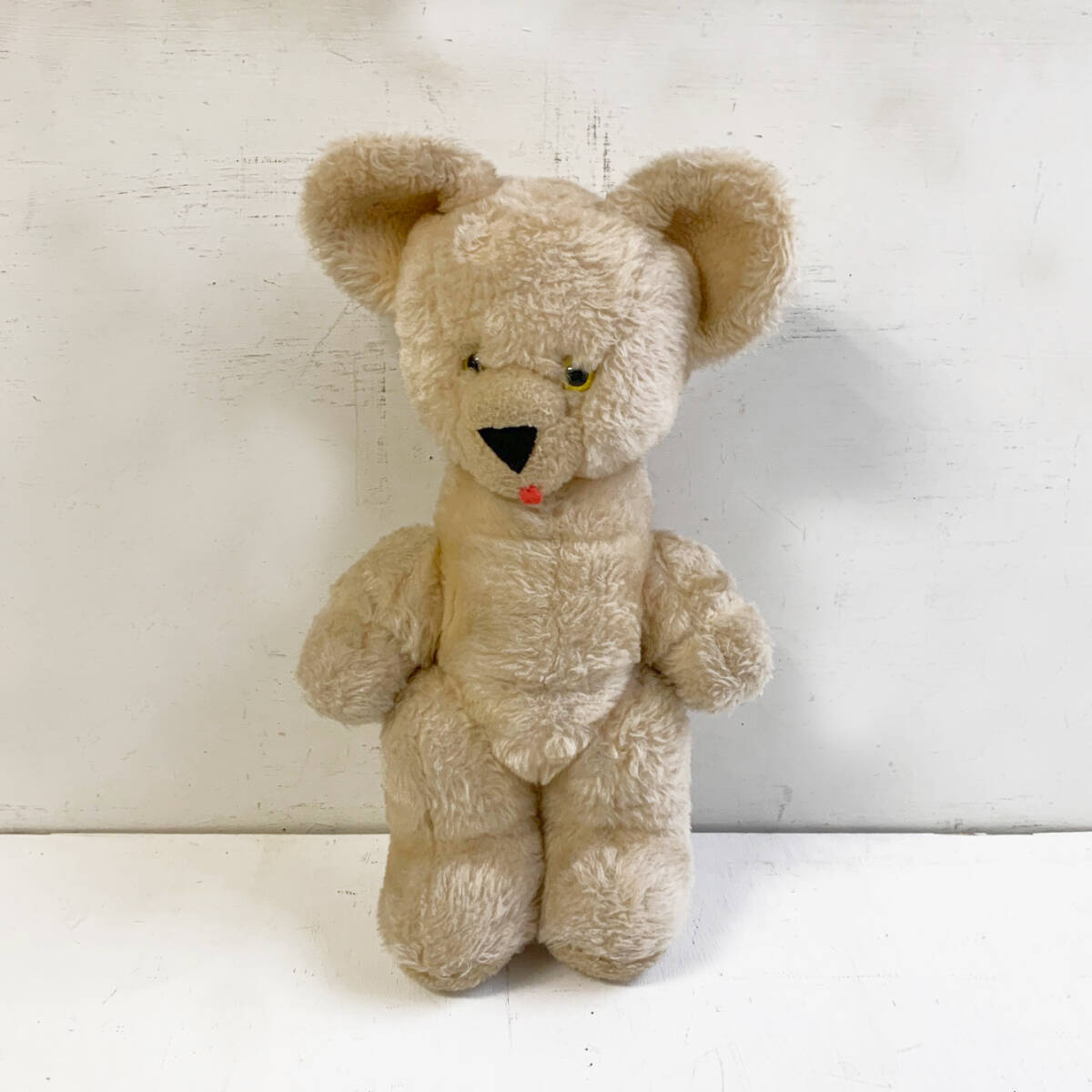 フランス ヴィンテージ 80-90s クマ ベア ぬいぐるみ オブジェ フランス ヴィンテージ 80-90s クマ ベア ぬいぐるみ オブジェ