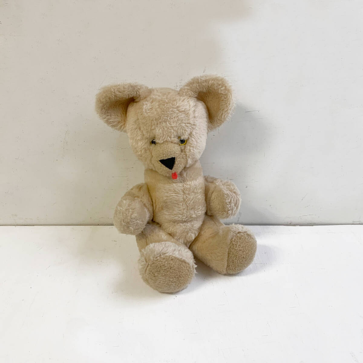 フランス ヴィンテージ 80-90s クマ ベア ぬいぐるみ オブジェ フランス ヴィンテージ 80-90s クマ ベア ぬいぐるみ オブジェ