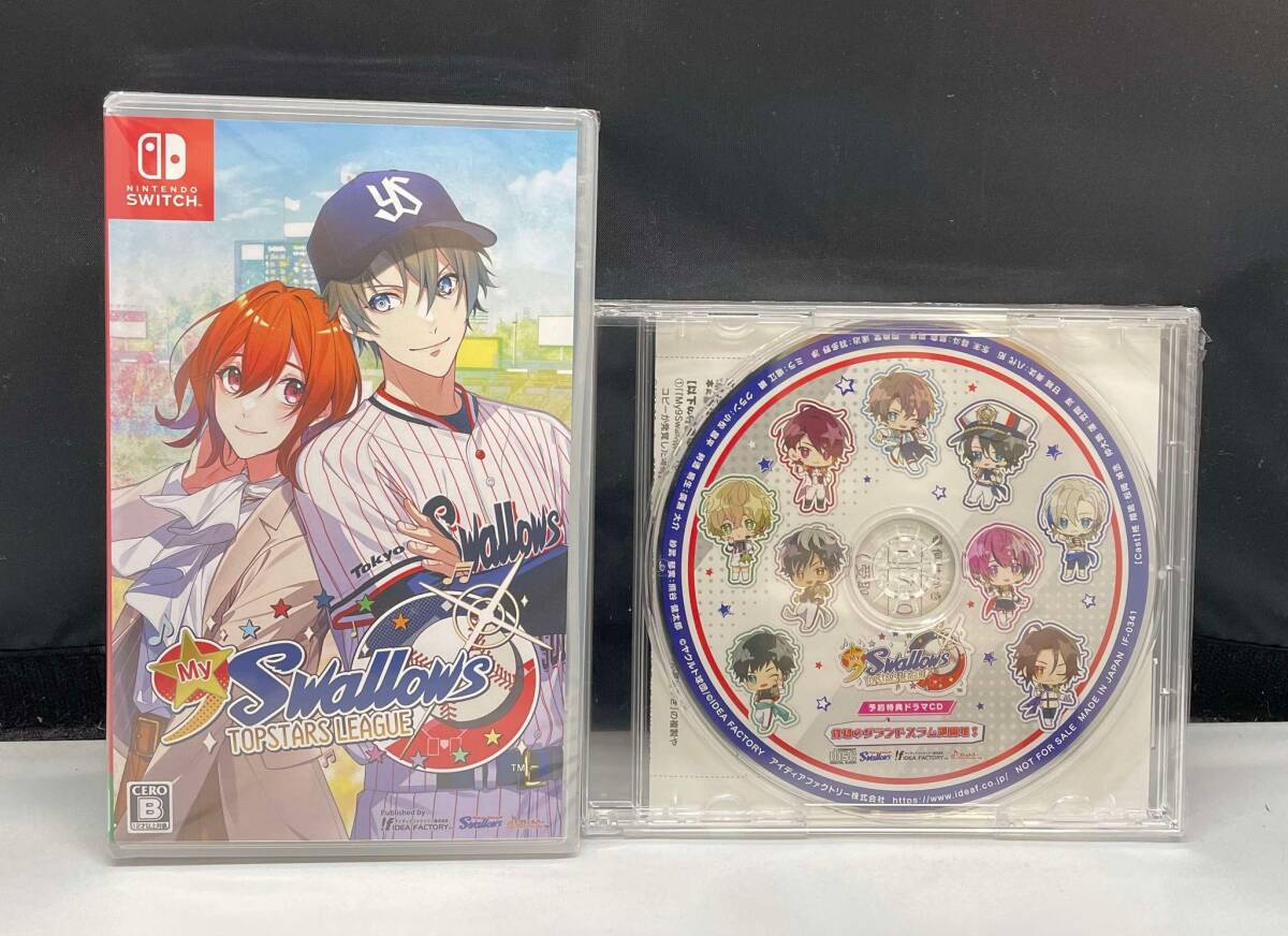 未開封　マイナインスワローズ My9Swallows TOPSTARS LEAGUE Nintendo Switch ニンテンドースイッチ 特典CD付き G240922-3