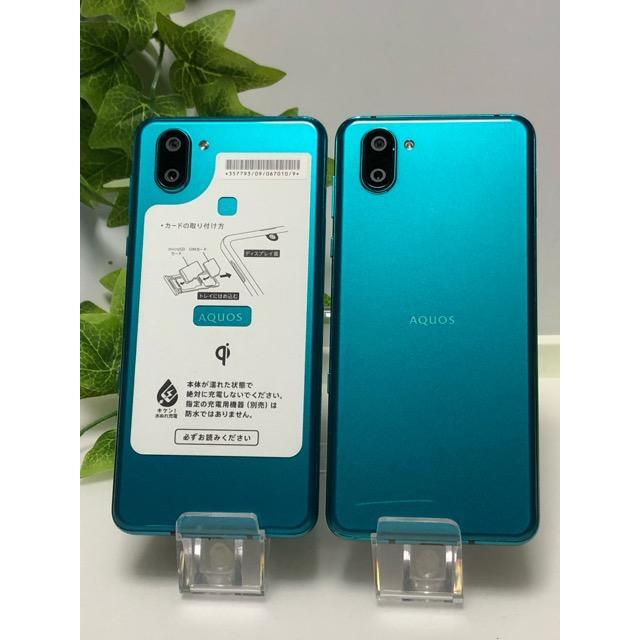 AQUOS R3 808SH SIMフリー グリーン⭐️ 中古 バッテリー良好 2台まとめ 訳あり品 SIMフリー AQUOS R3 808SH グリーン 6GB