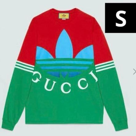 adidas×GUCCI ロングスリーブ Tシャツ L グリーン×レッド adidas×GUCCI ロングスリーブ Tシャツ L グリーン×レッド|Yahoo