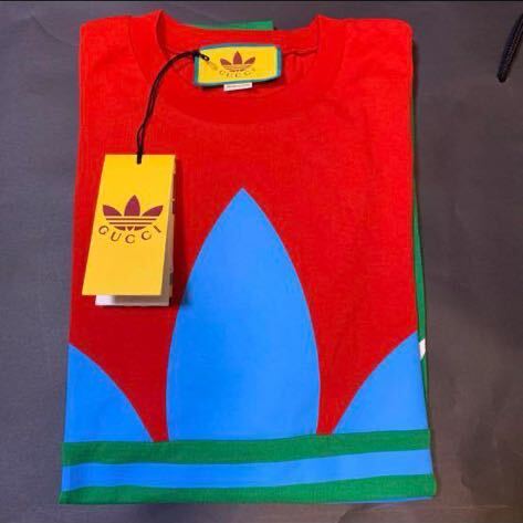 adidas×GUCCI ロングスリーブ Tシャツ L グリーン×レッド adidas×GUCCI ロングスリーブ Tシャツ L グリーン×レッド|Yahoo