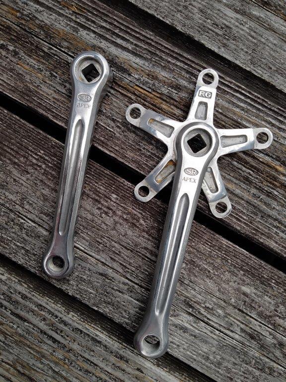 【送料込】サカエ　APEXアペックス・クランク　PCD110mm　クランク調165mm