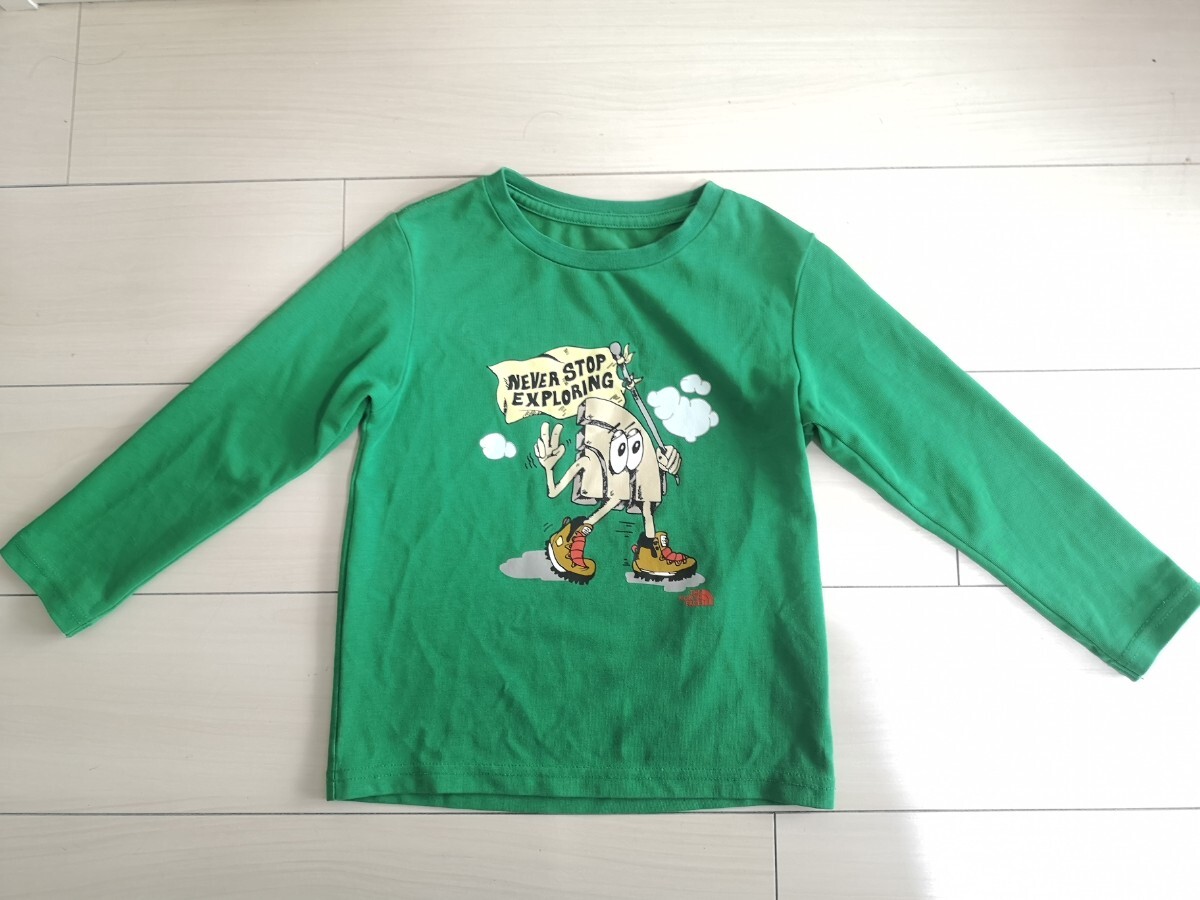 ノースフェイスのキッズロンT 110☆カットソー Tシャツ 長袖Tシャツ