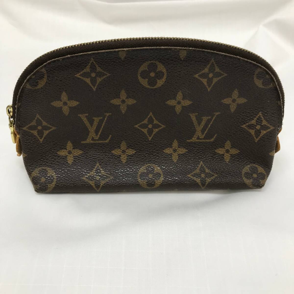 ‡ 0088 LOUIS VUITTON/ルイヴィトン モノグラム ポシェット コスメティックポーチ PVC キャンバス ブラウン系 M47515 ジャンク