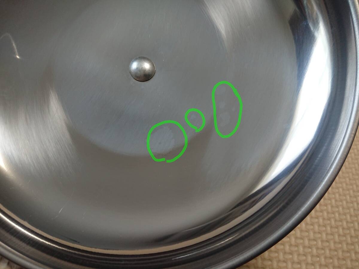 ★未使用★ 両手鍋20cm&片手鍋18.5cm 2個セット <ガス火用> ステンレススチール / ホロスコープ 新潟県燕市 中央産業_画像6