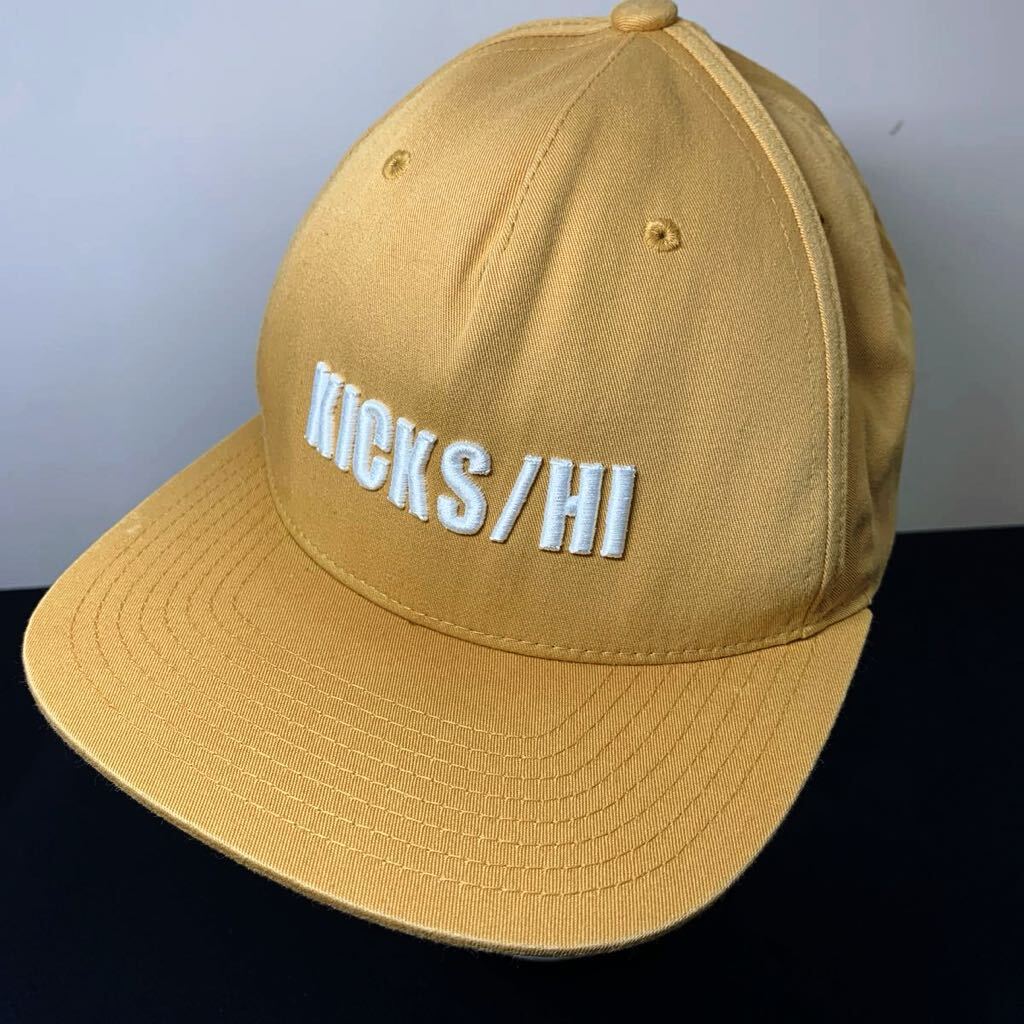 ★大阪/店舗受け取り可★中古品 KICKS/HI キックスハイ キャップ 帽子 HAFA ADAI ALL DAY KH/GU★
