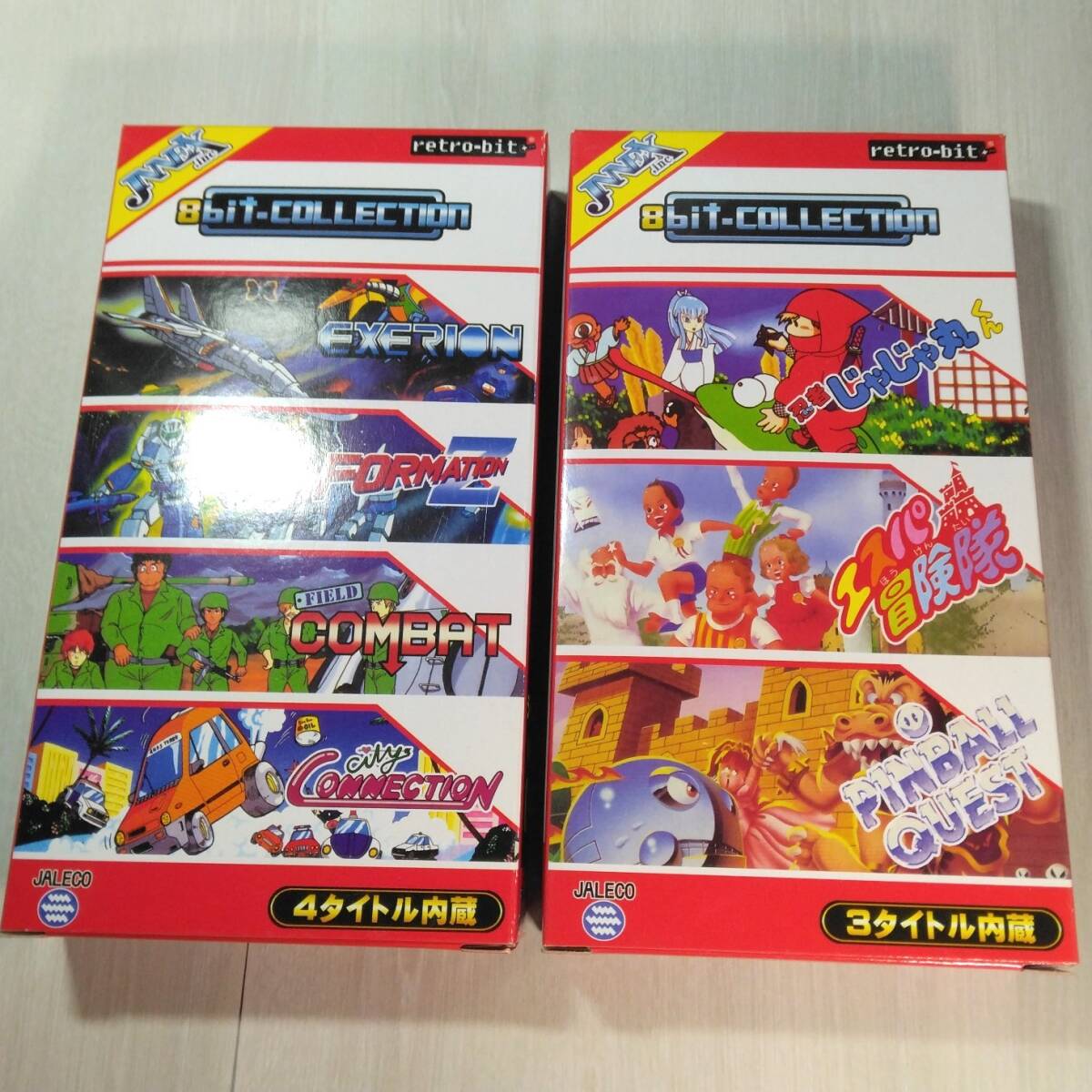 24A039●新品 未使用 ８ビット コレクション ＶＯＬ．０１ ０２ セット ジャレコ ＪＮＮＥＸ ジェイネックス FC ファミコン ８ｂｉｔ