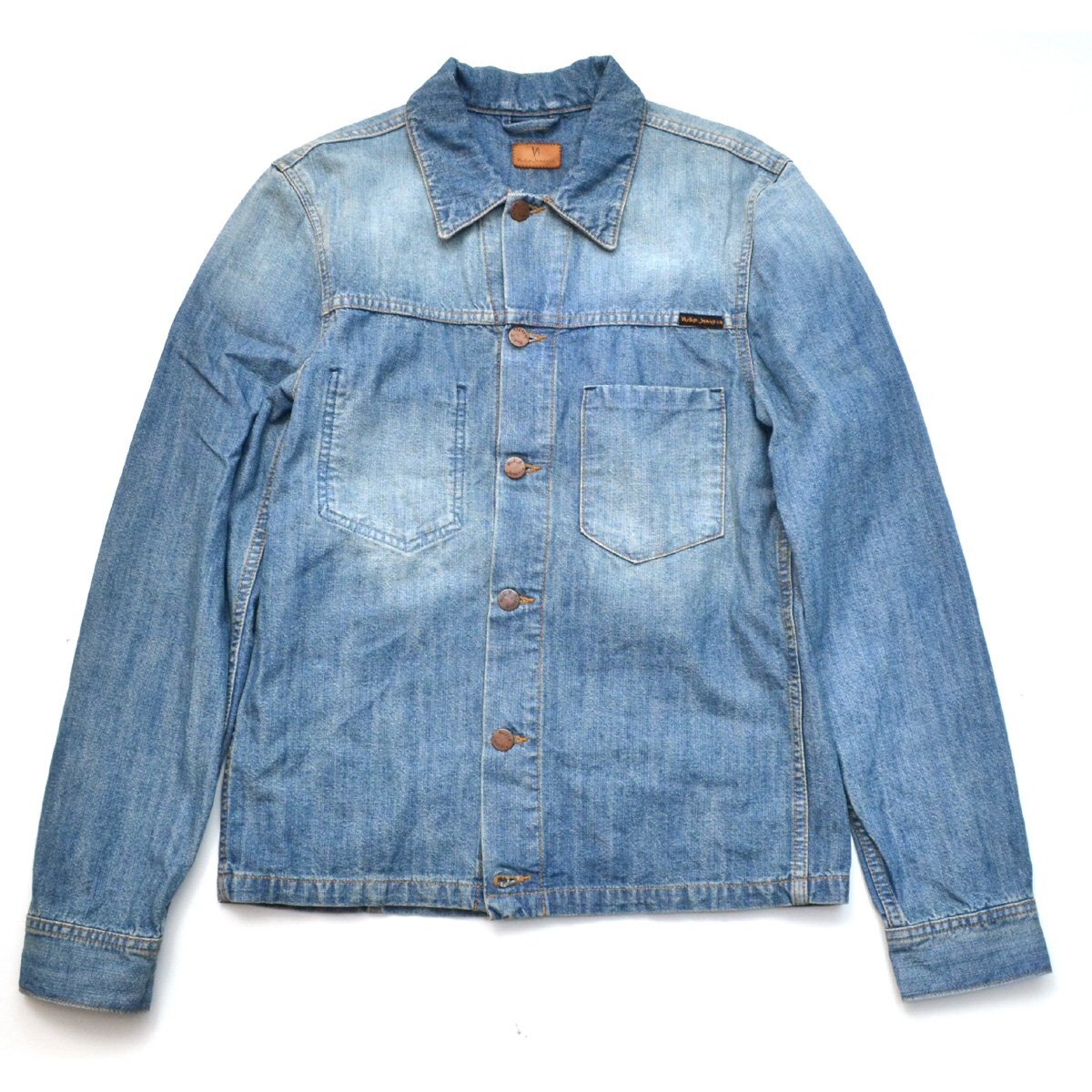 Nudie Jeans ヌーディージーンズ デニムジャケット RONNY Gジャン メンズ Sサイズ メンズ M967421