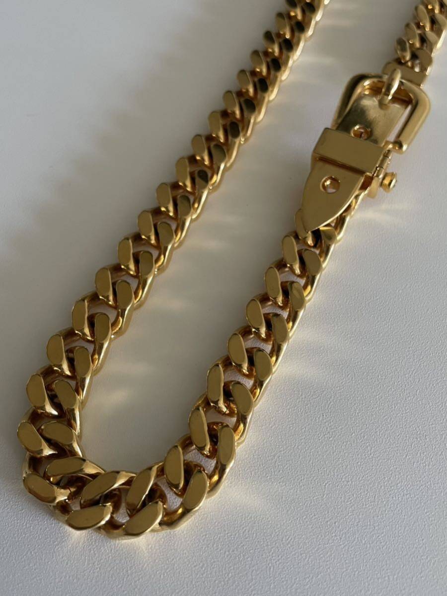 希少】オーダー品 OLD GUCCI 18KGPブックルセリエ 喜平 希少】オーダー品 OLD GUCCI 18KGPブックルセリエ 喜平