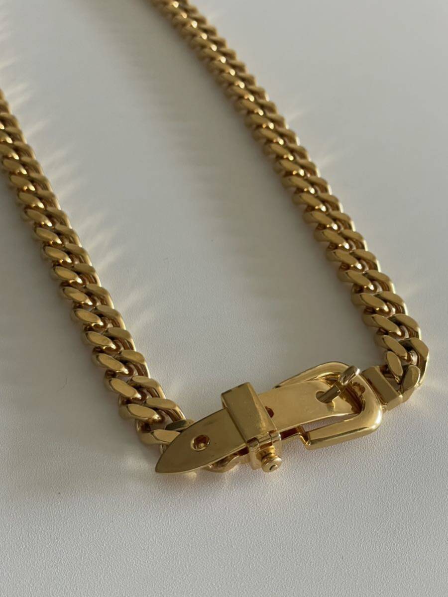 希少】オーダー品 OLD GUCCI 18KGPブックルセリエ 喜平 希少】オーダー品 OLD GUCCI 18KGPブックルセリエ 喜平