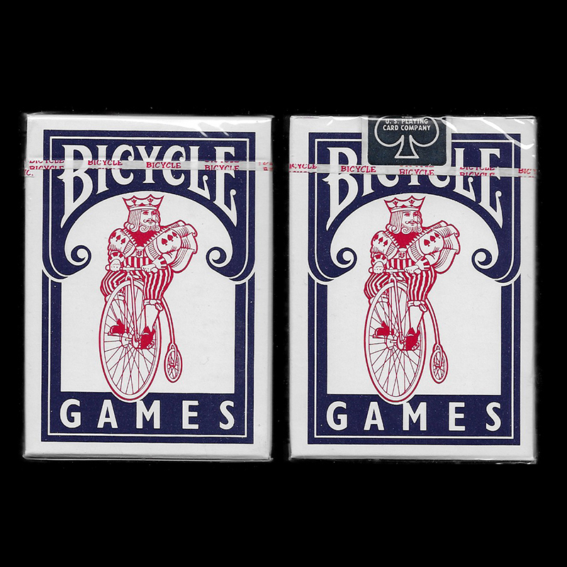 激レア Bicycle Games ブルー オハイオ製 オールドデック