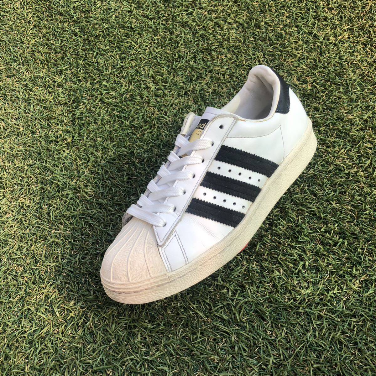 美品22 5adidas SS80S アディダス スーパースター80s HA629 美品22 5adidas SS80S アディダス スーパースター80s HA629