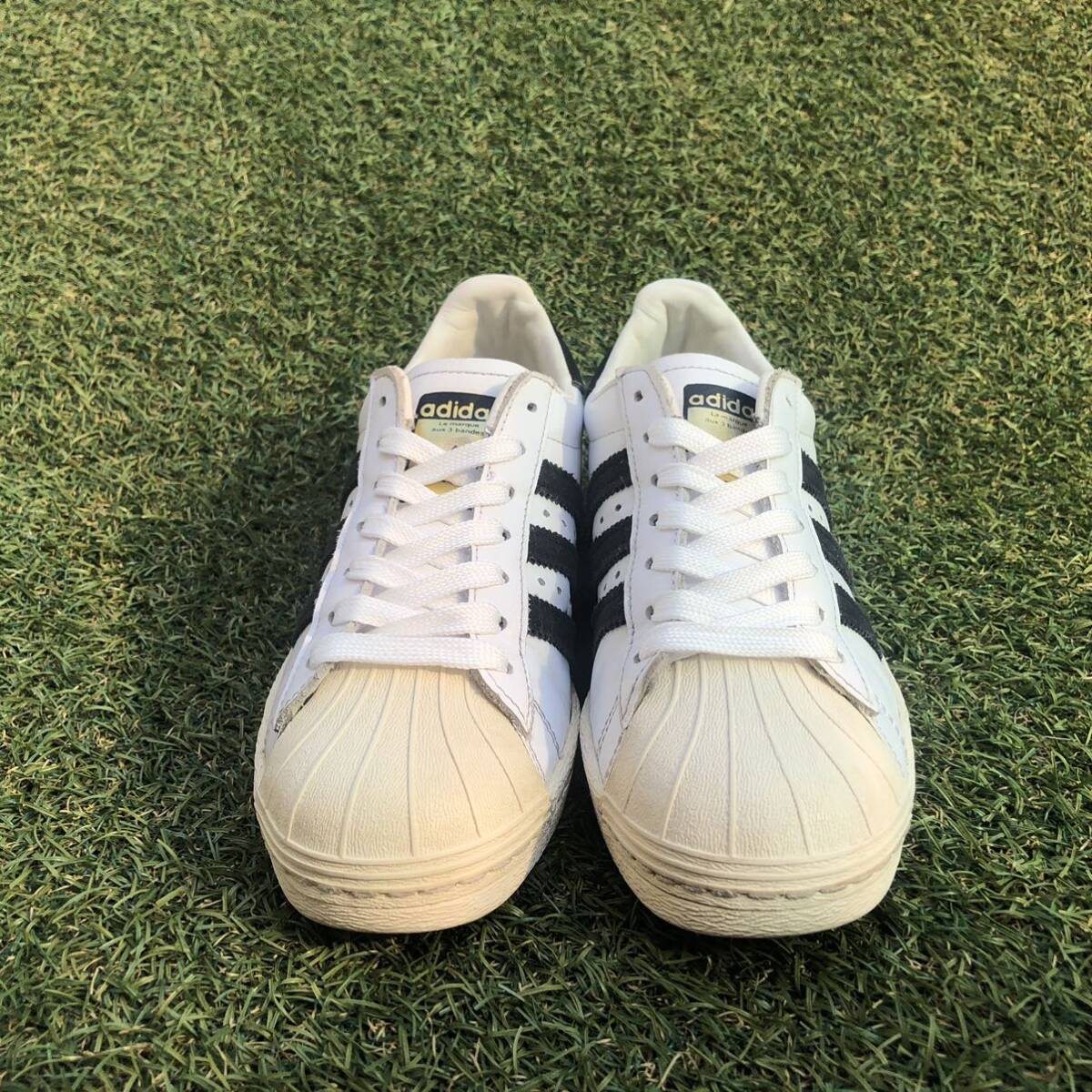 美品22 5adidas SS80S アディダス スーパースター80s HA629 美品22 5adidas SS80S アディダス スーパースター80s HA629