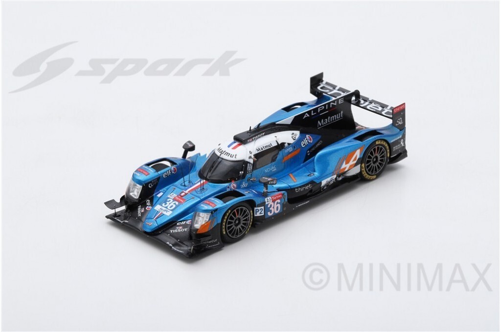 # Spark Model 1/43 2018 alpine A470/ Gibson #36 Ла Манш 24h LMP2 Class победа 