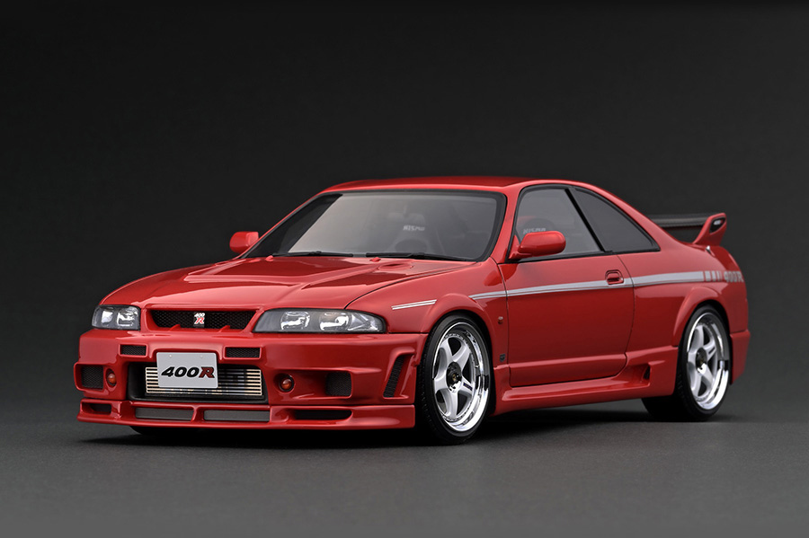 ■イグニッションモデル 1/18 ニスモ400R ニッサンスカイライン GT-R (R33) レッド