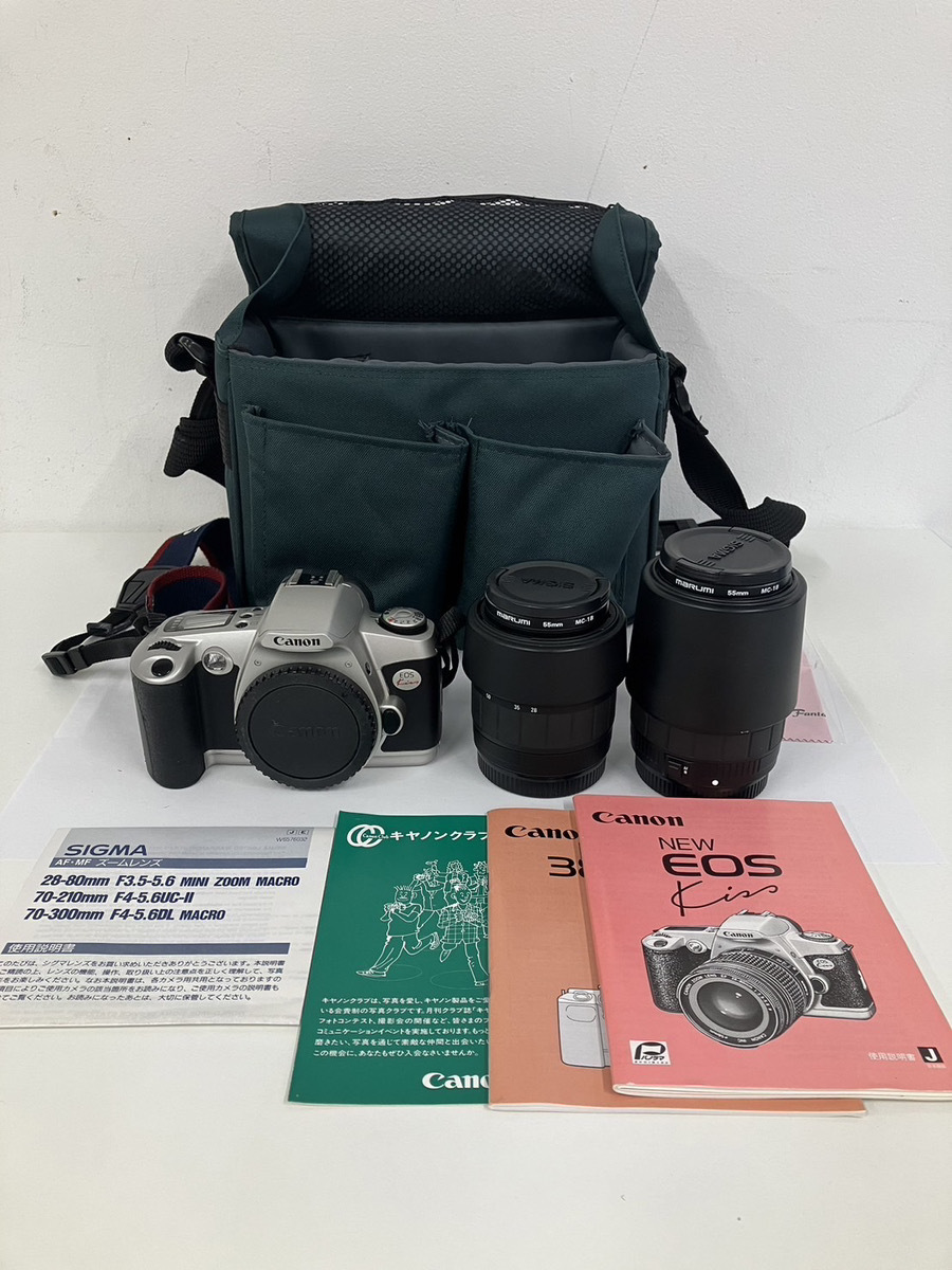 100円 Canon キャノン NEW EOS kiss シルバー レンズセット 100円 Canon キャノン NEW EOS kiss シルバー レンズセット