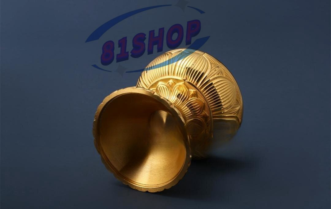 81SHOP」 密教法具 寺院用仏具 真言宗 蓮華型法具 仏器(一対 81SHOP」 密教法具 寺院用仏具 真言宗 蓮華型法具 仏器(一対