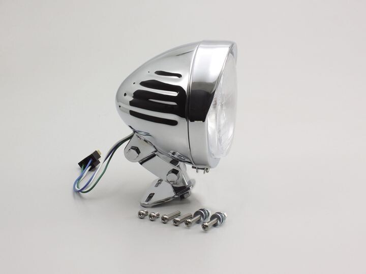 マグナ250/MAGNA250(94-07/MC29)用 5.5ハイパワースリット?ヘッドライトkit(メッキ)｜ハリケーン