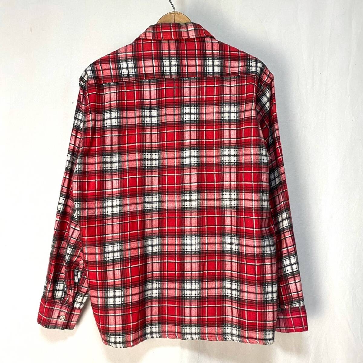50s ビンテージ Sportswear オープンカラー プリントネル 50s ビンテージ Sportswear オープンカラー プリントネル