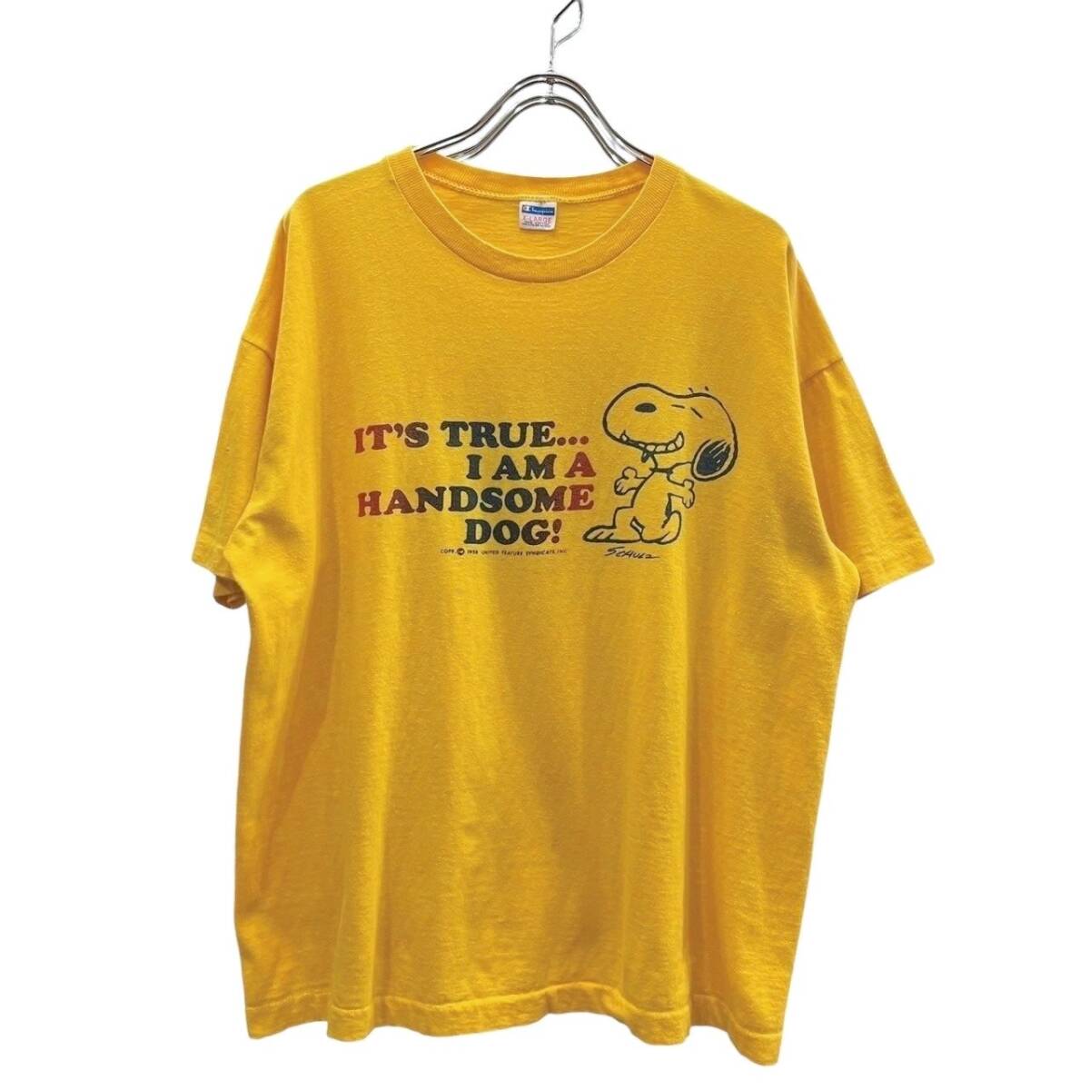 70s ビンテージ チャンピオン PEANUTS SNOOPY 染み込みプリント 70s ビンテージ チャンピオン PEANUTS SNOOPY 染み込みプリント