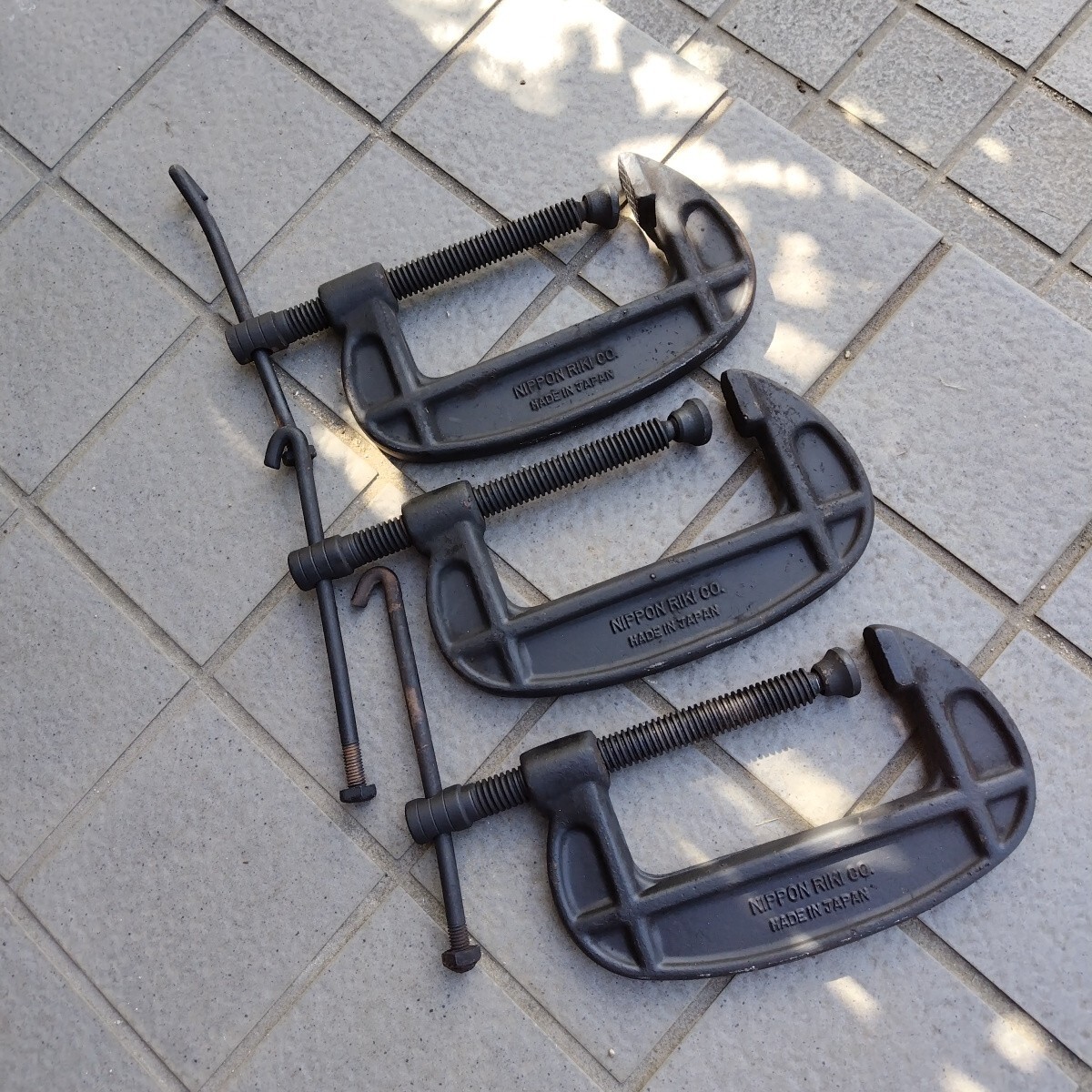 シャコ万力 125mm (5) クランプ LOBSTER(エビ) (中古) 3個で!!