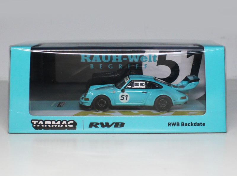 送料無料★TW 1/64 Tarmac Works ポルシェ RWB Backdate Blue