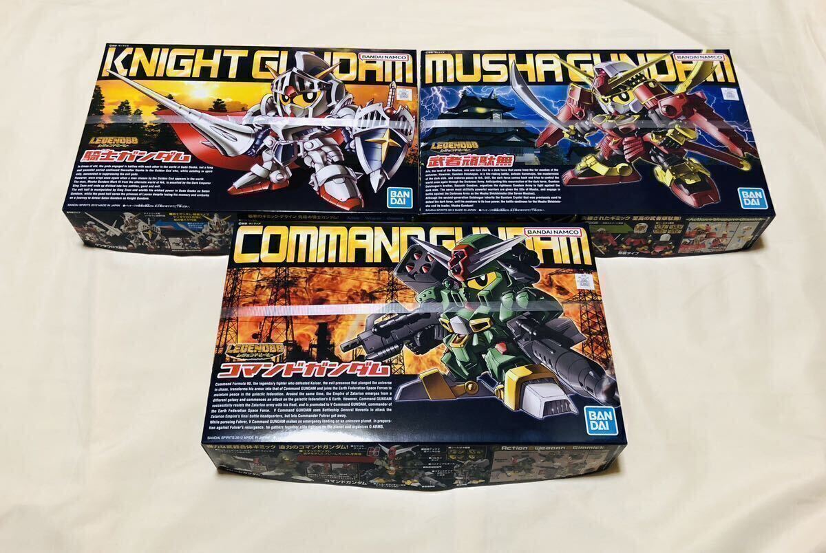 BB戦士 騎士ガンダム 武者頑駄無 コマンドガンダム SD LEGEND BB KNIGHT GUNDAM MUSHA GUNDAM COMMAND GUNDAM ガンプラ