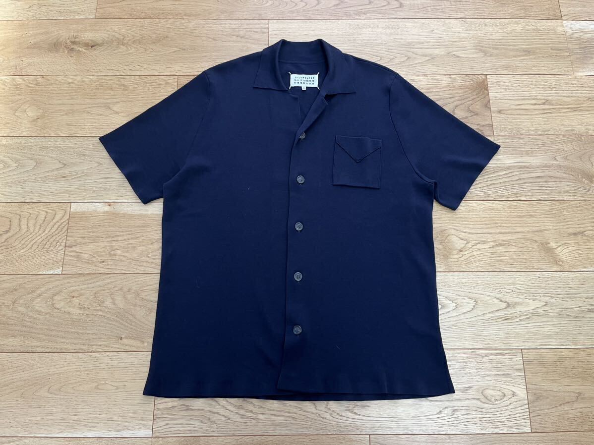 Maison Margiela メゾンマルジェラ オープンカラー ニットシャツ Maison Margiela メゾンマルジェラ オープンカラー ニットシャツ