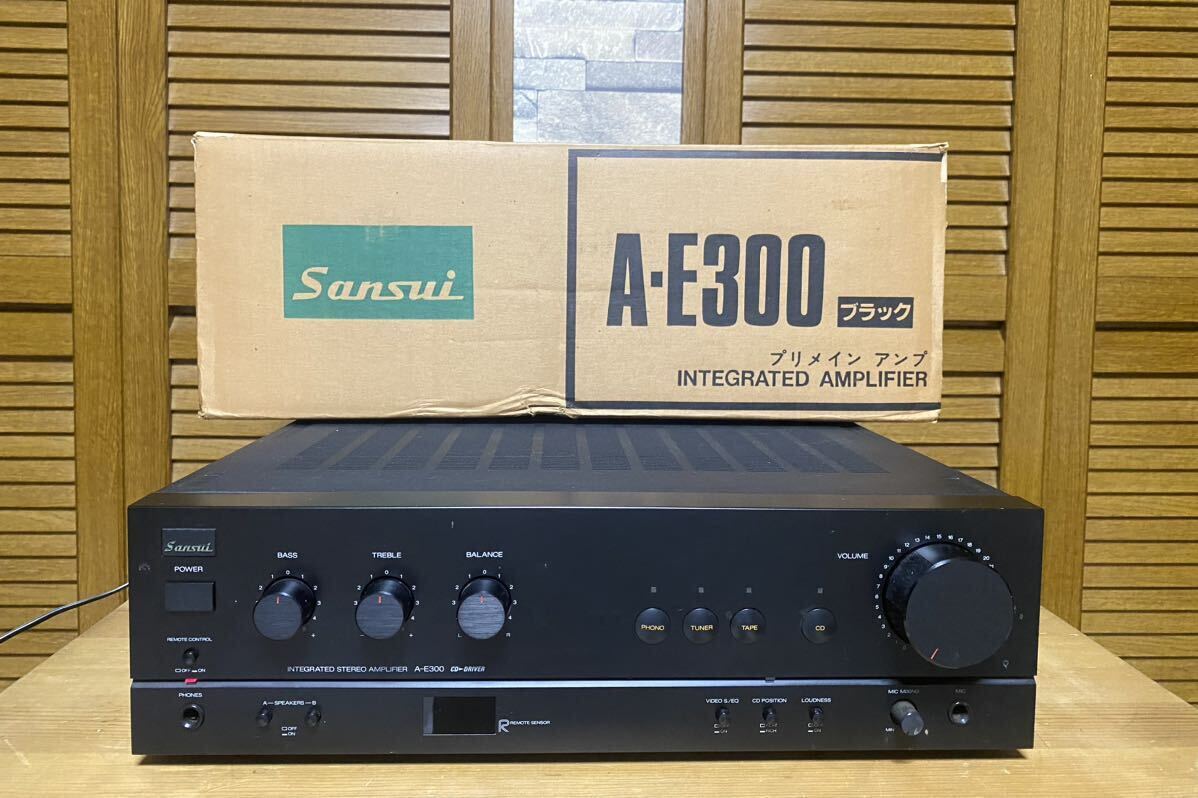 元箱付き　サンスイ　A.E300 インテグレートプリメインアンプ　SANSUI アンプ　希少グレード
