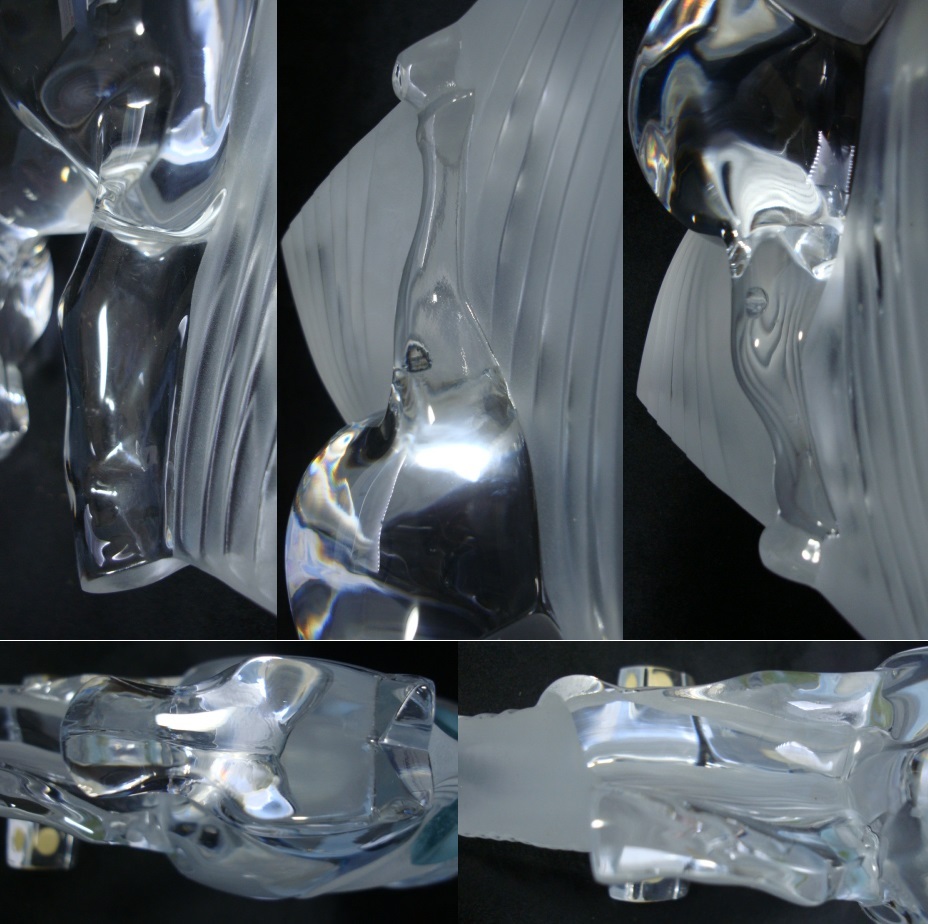 ドーム クリスタルガラス 馬 置物 フランス DAUM FRANCE 大型