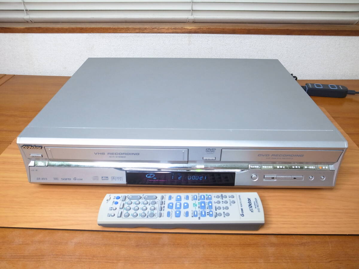 JVCケンウッド ビクター VHS&DVDビデオレコーダー DR-MV5 JVCケンウッド ビクター VHS&DVDビデオレコーダー DR-MV5