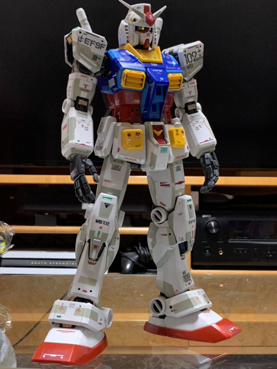 PG 1/60 ガンダム アンリーシュド風仕上げ 復讐のレクイエム PG 1/60 ガンダム アンリーシュド風仕上げ 復讐のレクイエム