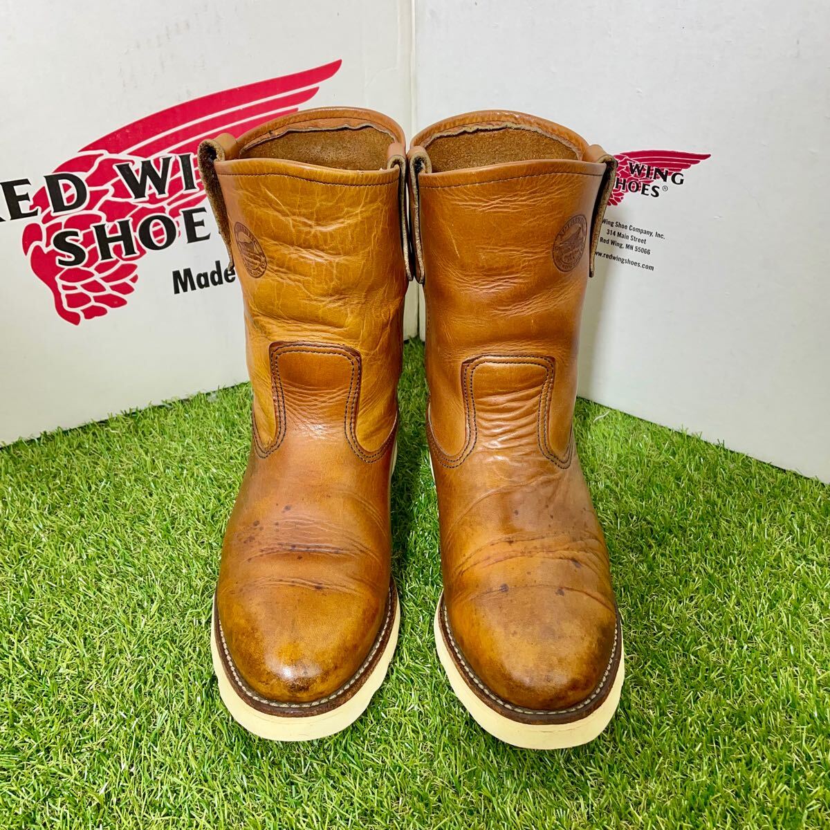 安心品質0371】廃盤犬刻866レッドウイングREDWING7 5Dペコス 安心品質0371】廃盤犬刻866レッドウイングREDWING7 5Dペコス