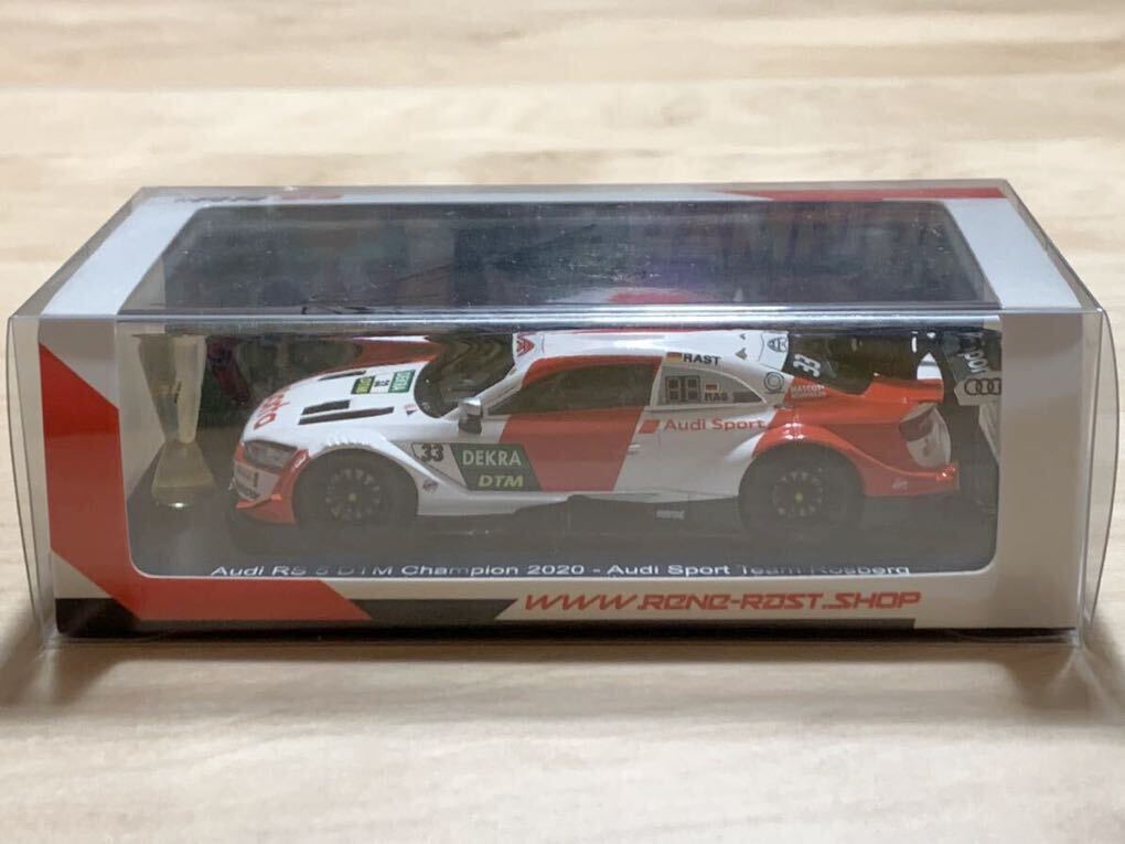 【レネ・ラスト特注：未開封】スパーク 1/43 アウディ RS5 2020年 DTMチャンピオン [限定333台/ SG652RR]